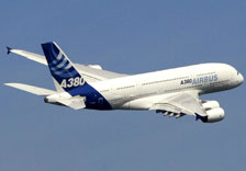 Airbus 20380 in der Luft